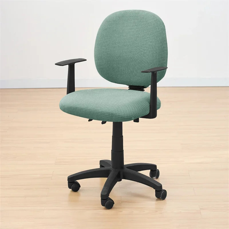 Water Repellant Stretch Polar Fleece Arm Chair Cover Rotating Gaming Office Computer Chair Seat Slipcover Protector