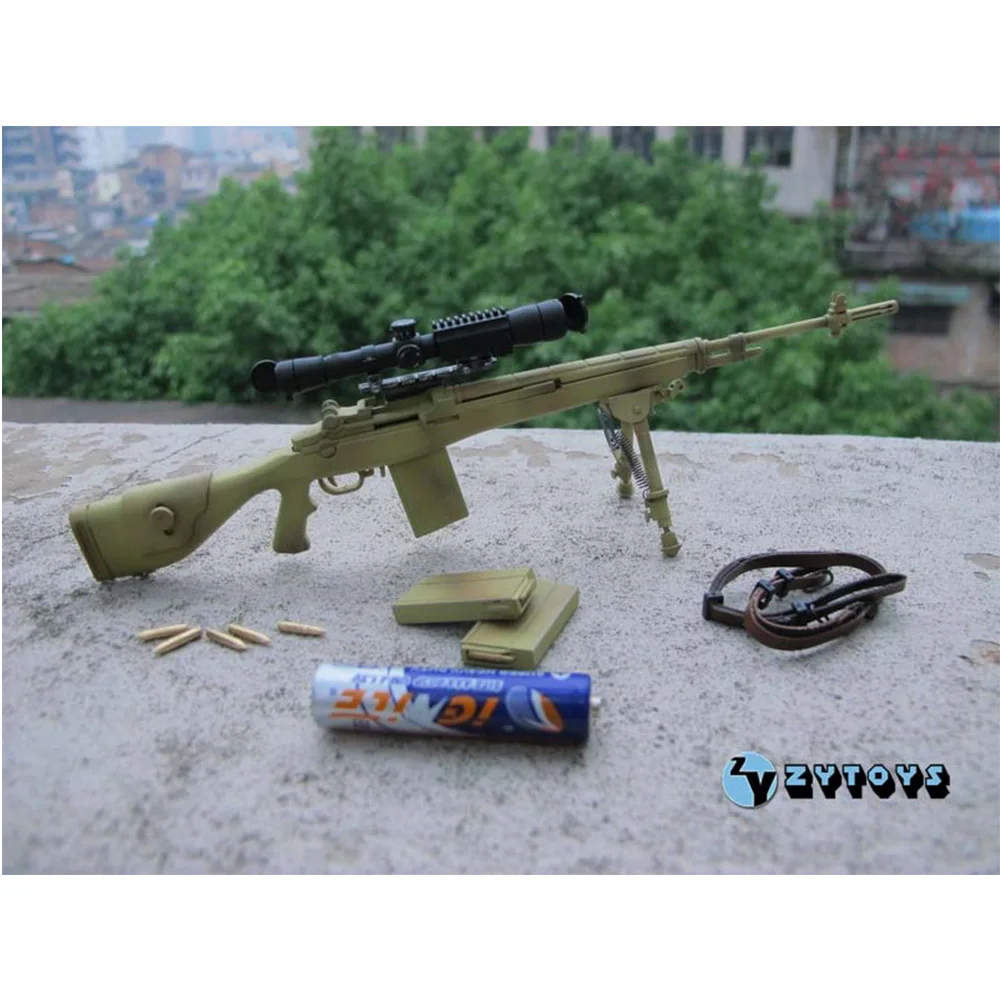 

1/6 Scale M14 Type Rifles Sniper Plastic Model Cannot be Launched ZY8029B for 12inch Soldier Figure Weapon Army Accessories