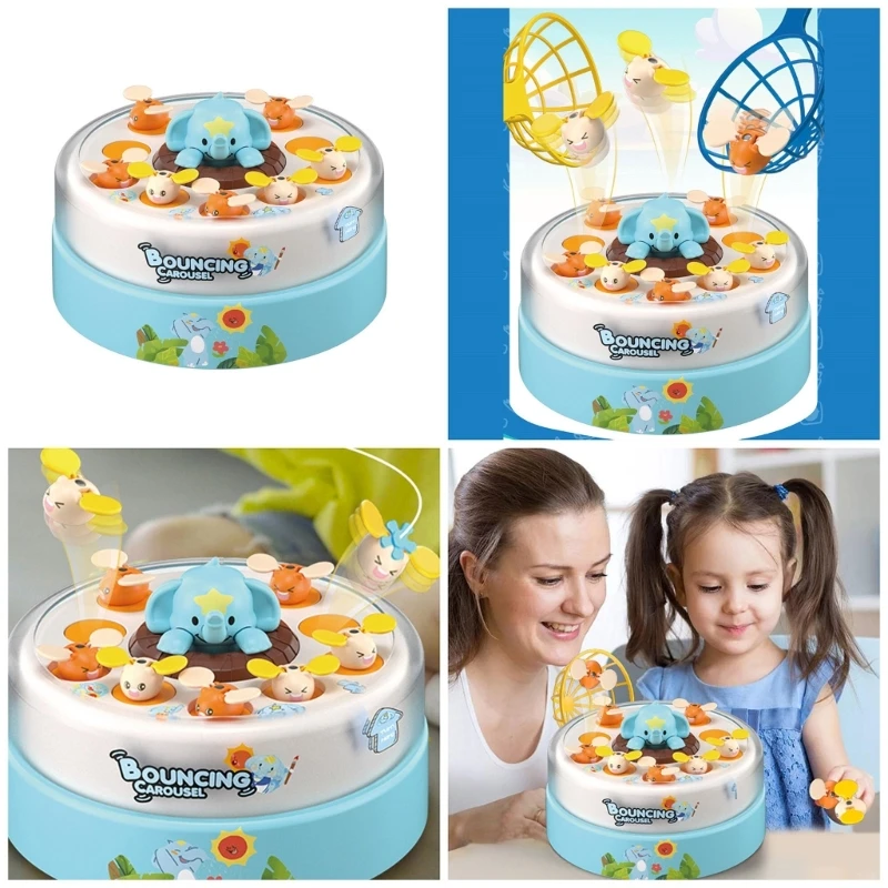 

Entertaining Elephant Catching Rotating Toy Safe and Suitable for Kids Enhances Dexterity and Cognitive Development