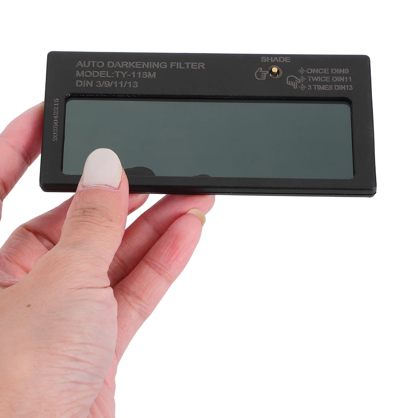 

Auto-Darkening Welding Lens True Color Solar Powered Filter Lens for Welding Masks Helmets Hoods Protective Shield Glass