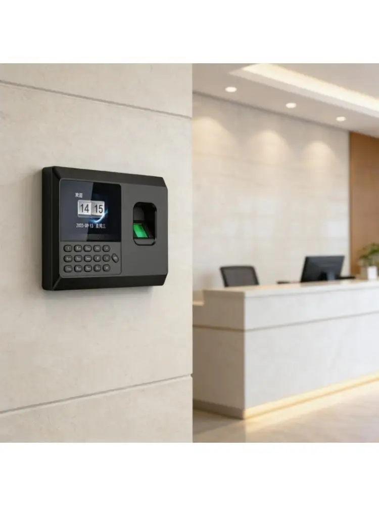 652F Professional Attendance Terminals With Biometric And Passwords Access 30 Display Languages And USB Data Management