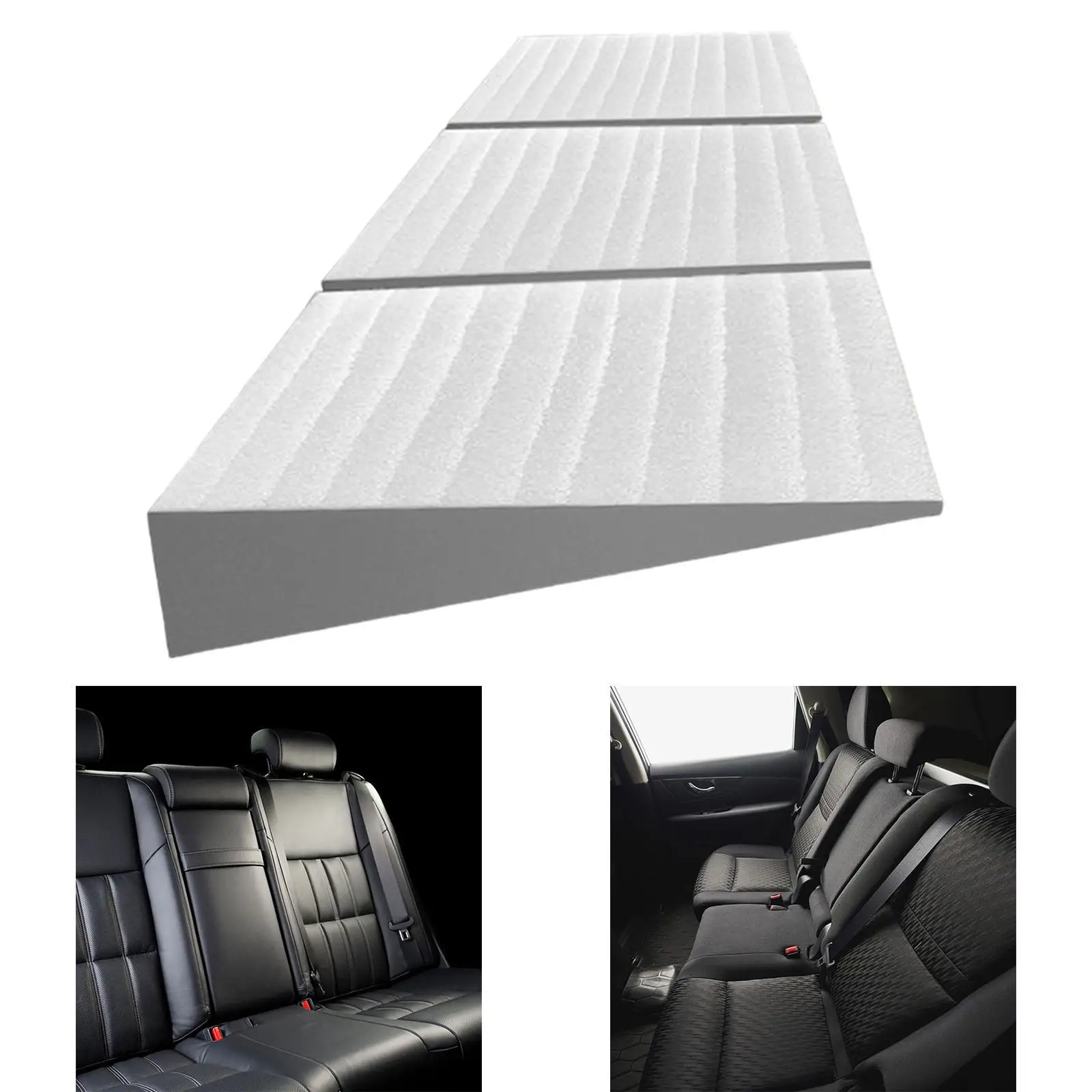 3Pcs Seat Leveling Pads Driving Travel Camping Nonslip Car Backseat Cushion