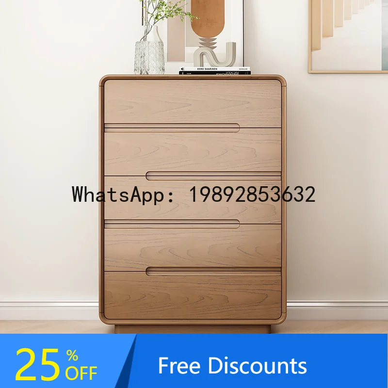 

CZ Chest of Drawers Integrated Storage Cabinet Living Room Wall-Mounted Five-Drawer Six-Drawer Eight-Drawer Chest of Drawers