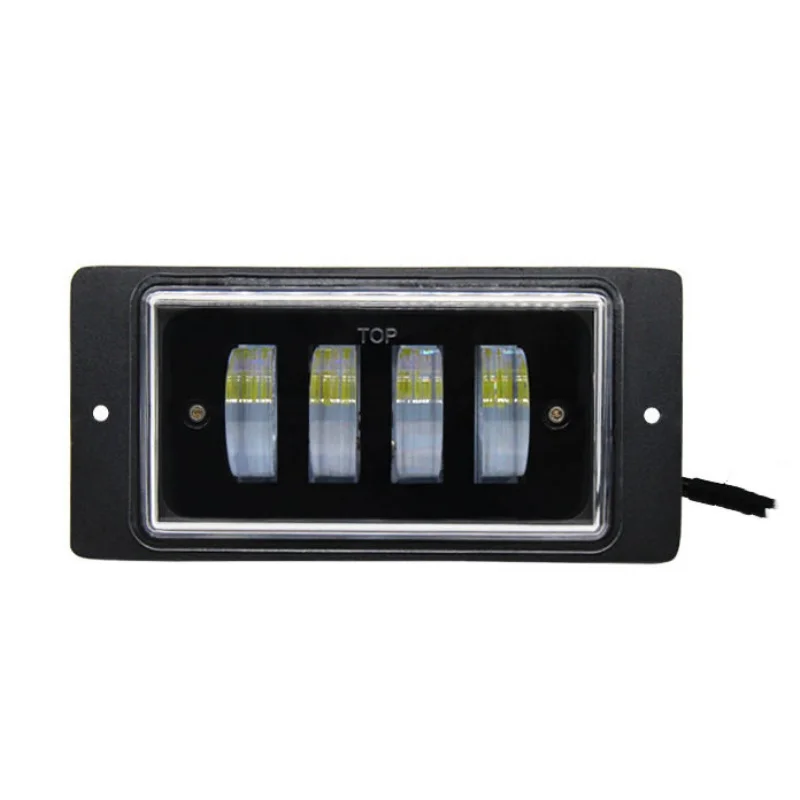 2X Fog Lamp Front bumper light For Lada 2110 -2117 Niva Chevrolet Van Plastic LED White  Driving Lights Working Light headlight
