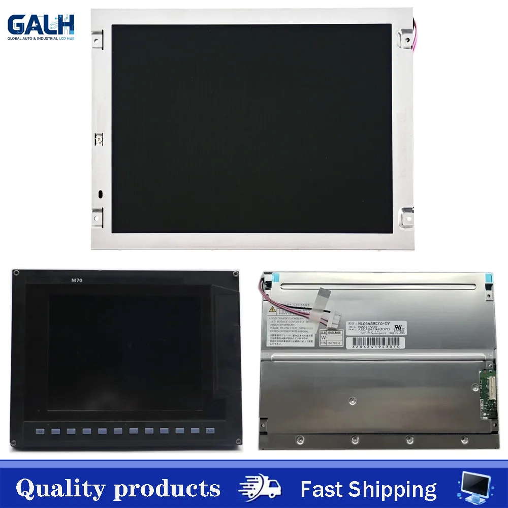 Original 8.4″ NL6448BC26-09 NL6448BC26-09D NL6448BC26-11 NL6448BC26-25 84BLM07 LCD Display Screen For Mitsubishi M70 FCA70P-2B