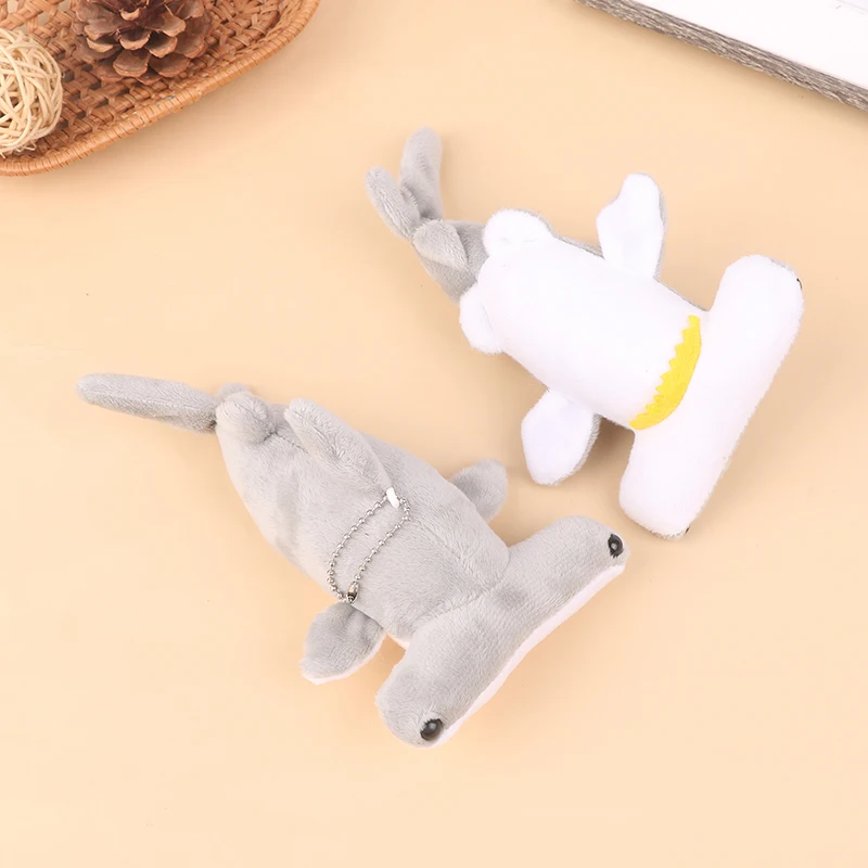 LLavero de Animal de peluche suave para niños, muñeco de juguete de tiburón Hammerhead, regalo de cumpleaños, 18cm