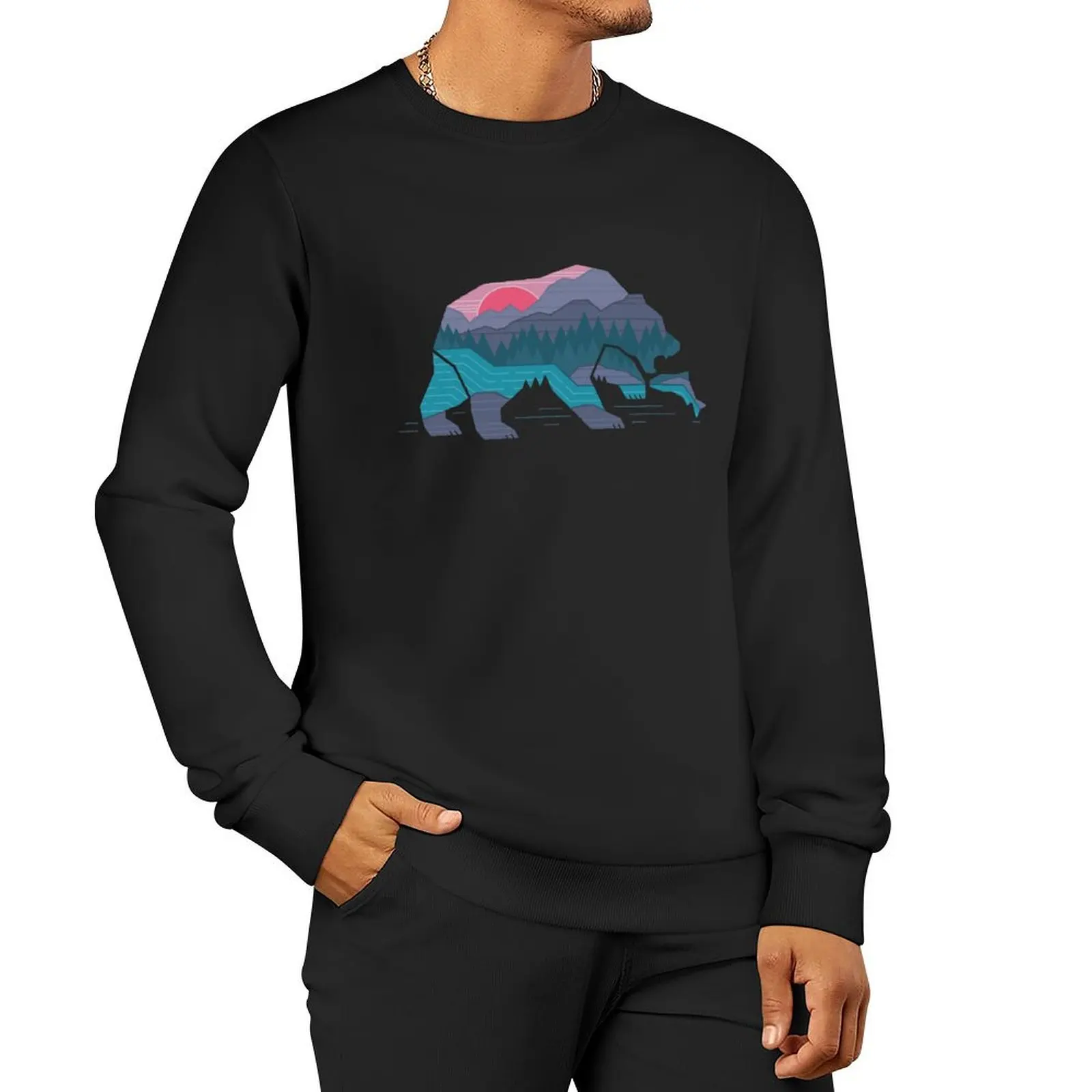 

Bear Country Sweatshirt men's sweat-shirt mens designer clothes new sweatshirt