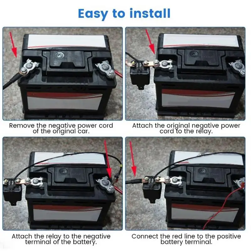 High Current Relay Starting relay Battery Disconnect Switches 100A 12V/24V Power Automotive Heavy Current Start relay Car relay