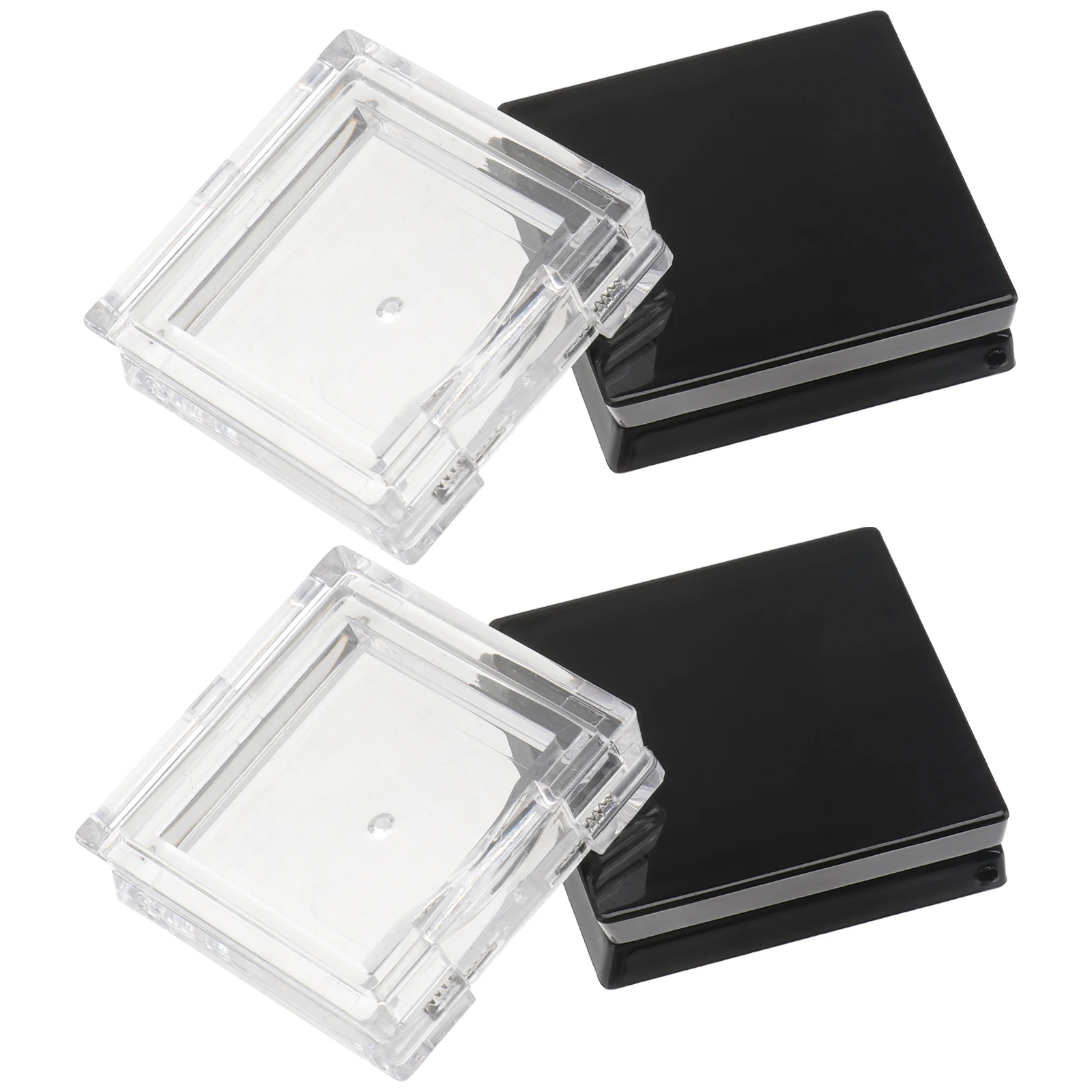 

4Pcs Eyeshadow Empty Box Travel Case Square Container Lipstick Plate Palette Storage Makeup Tools Refillable Boxes