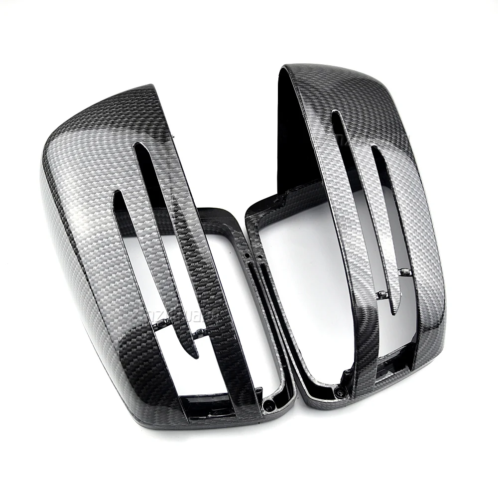 

Carbon Fiber Pattern Black Side Mirror cover Caps Replacement for For Mercedes-Benz W204 E W212 W176 W246 CLS C218 GLA X156