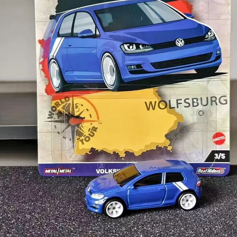 قسط ثقافة السيارة جولة حول العالم 1/64 دييكاست لعبة غولف هدية برازيليا S4 تحصيل نموذج ألفا لعبة السيارة تحصيل لعبة هدية #2