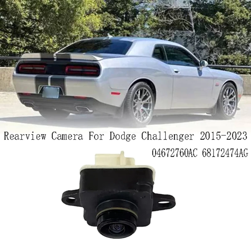 04672760AC Rearview Camera Backup Parking Assist Camera For Dodge Challenger 2015-2023 68172474AG