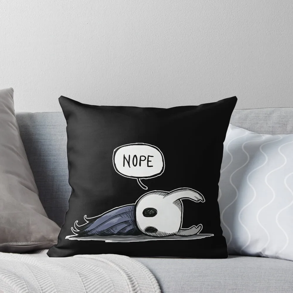 

Hollow Knight Nope Not Today Throw Pillow sleeping pillows Cushion Child luxury covers luxury home accessories pillow