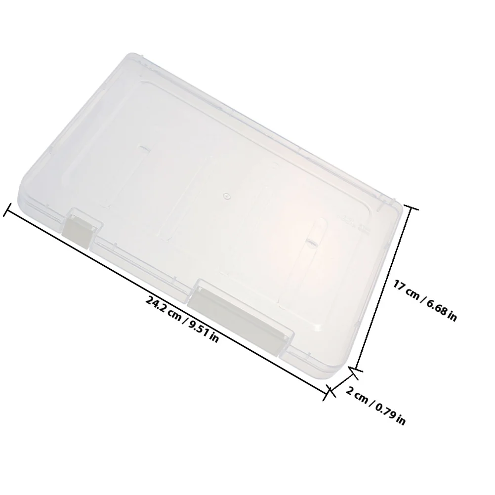 2 шт. A5 пластиковый ящик для хранения файлов водонепроницаемые прозрачные контейнеры с крышками портативный органайзер для документов полипропилен материал офис школа