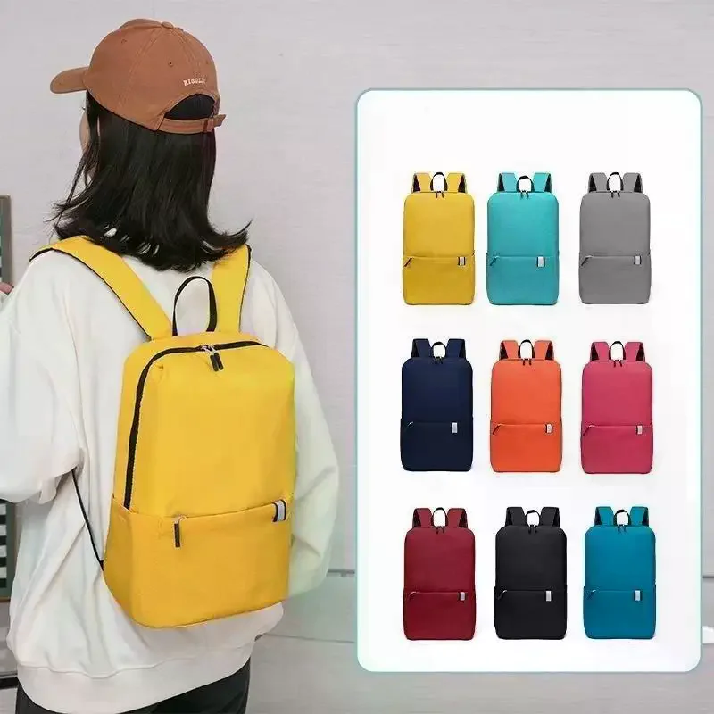 Casual Oxford Cloth Backpack Lightweight Water Resistant Large Capacity Daypack for School Work Travel Hiking