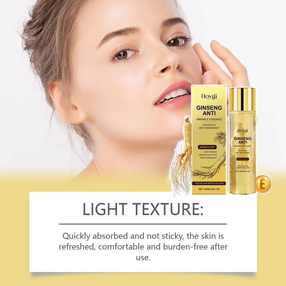

Ginseng Extract Anti Wrinkle Serum Reduce Fine Lines Moisturizing Serums Facial Care Products