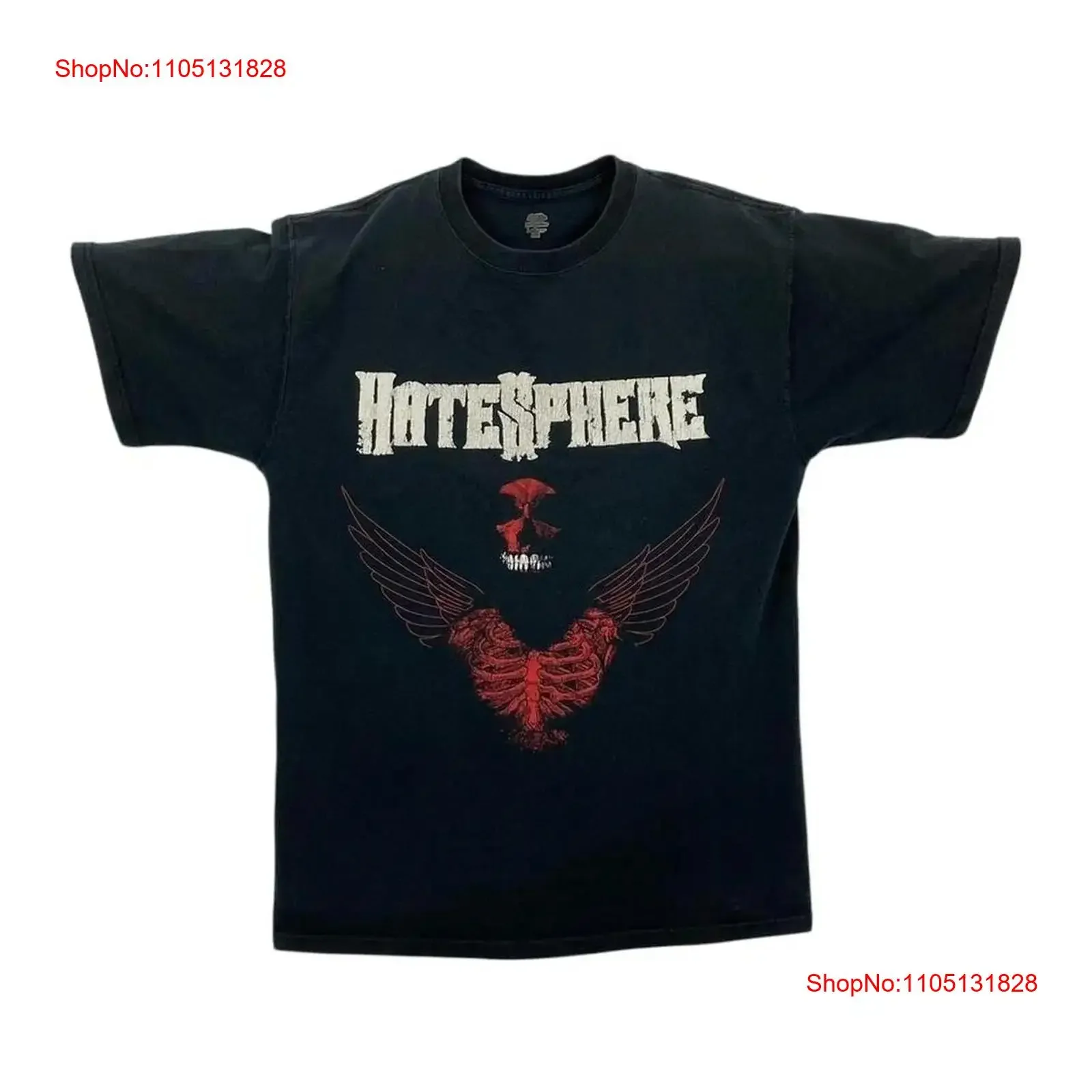 Hatesphere Serpent Summer 2007, Melodic Death Thrash Metal Band T-Shirt, mittelgroß, Vintage-Stil, gewaschen, bequem, stilvoll, leicht