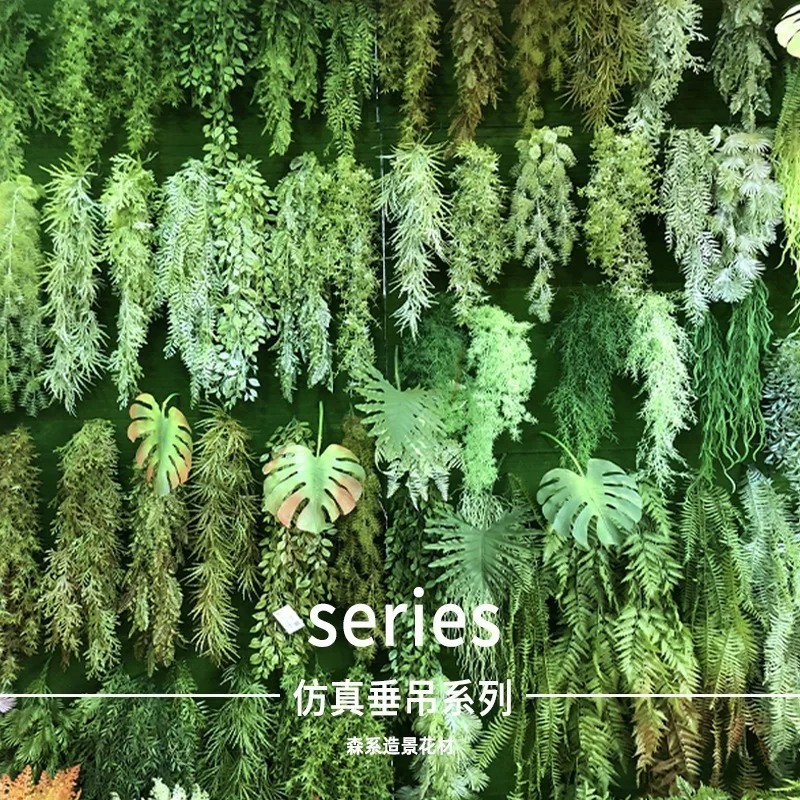 

Simulation plant Persian accessories fern wall hanging window landscaping decoration hanging fake leaves wholesale