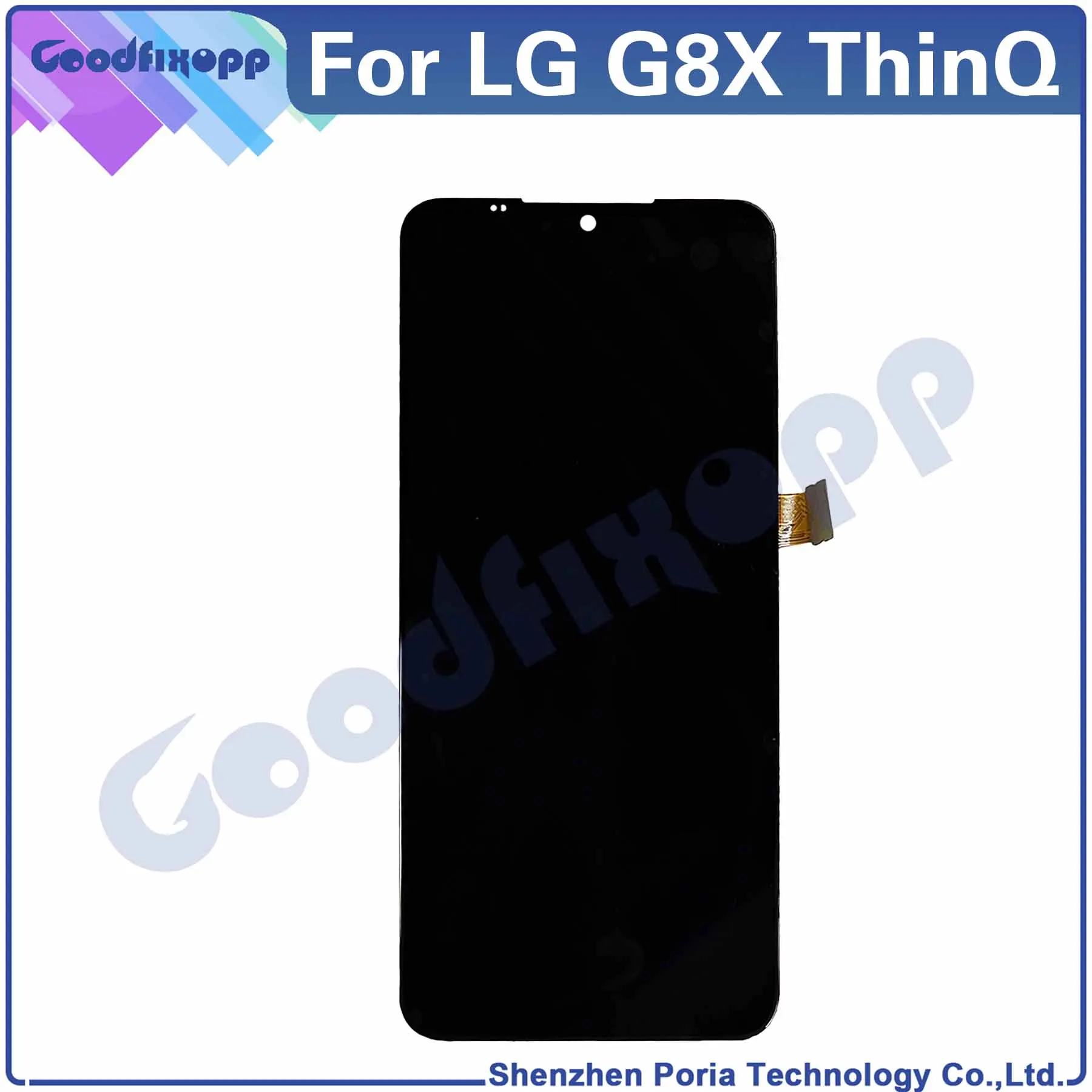 For LG G8X ThinQ LM-G850 901LG LCD Display Touch Screen Digitizer Assembly Repair Parts Replacement