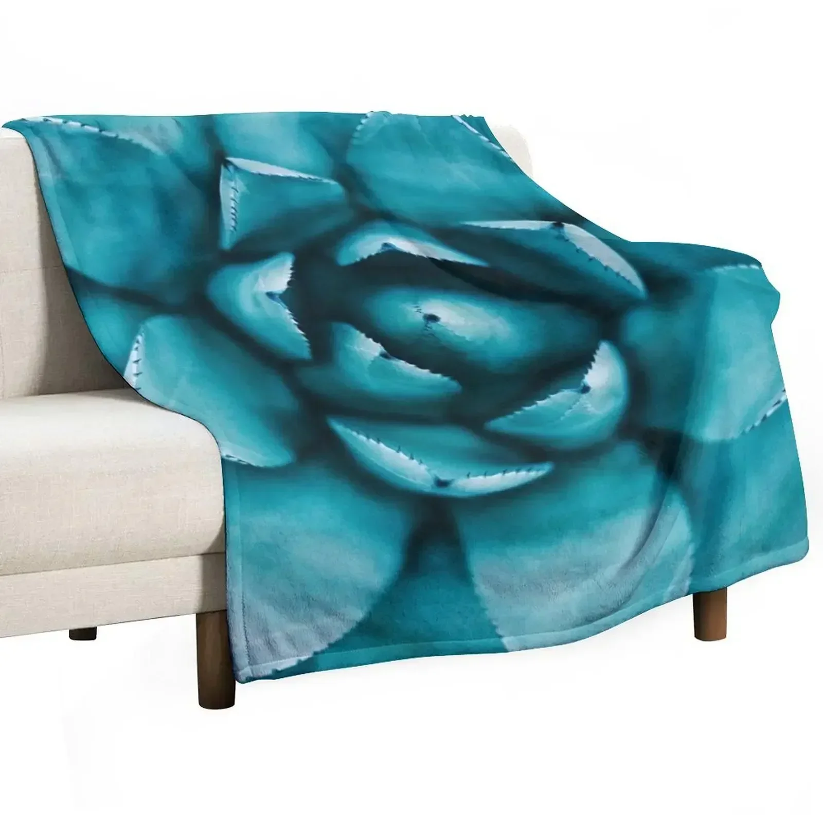 Fancy Succulents Throw Blanket Soft Plaid Bed covers Warm Luxury Flannels warm for winter Blankets