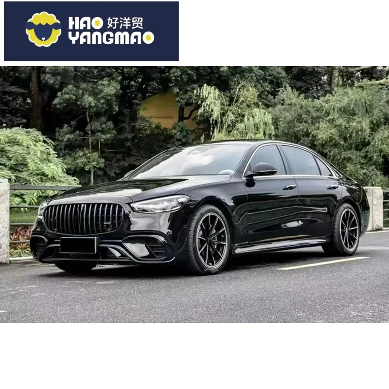 Suitable for Weather-Proof FORBenz S-Class W223 2021-2023 Upgrade To S63 AMG Body Kit with Front Rear Bumper Diffusers