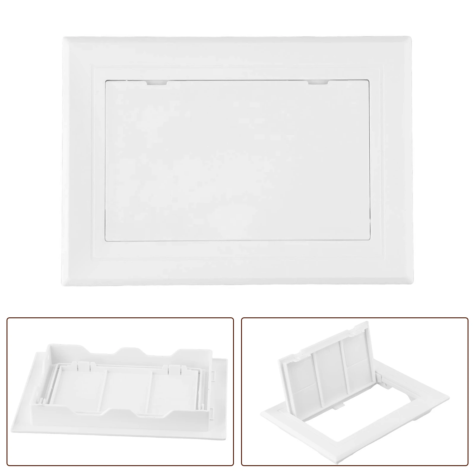 

Parts Hinged Access Hatch White Plastic Replacement Inspection Port ABS Access Panel Inspection Hatch Practical