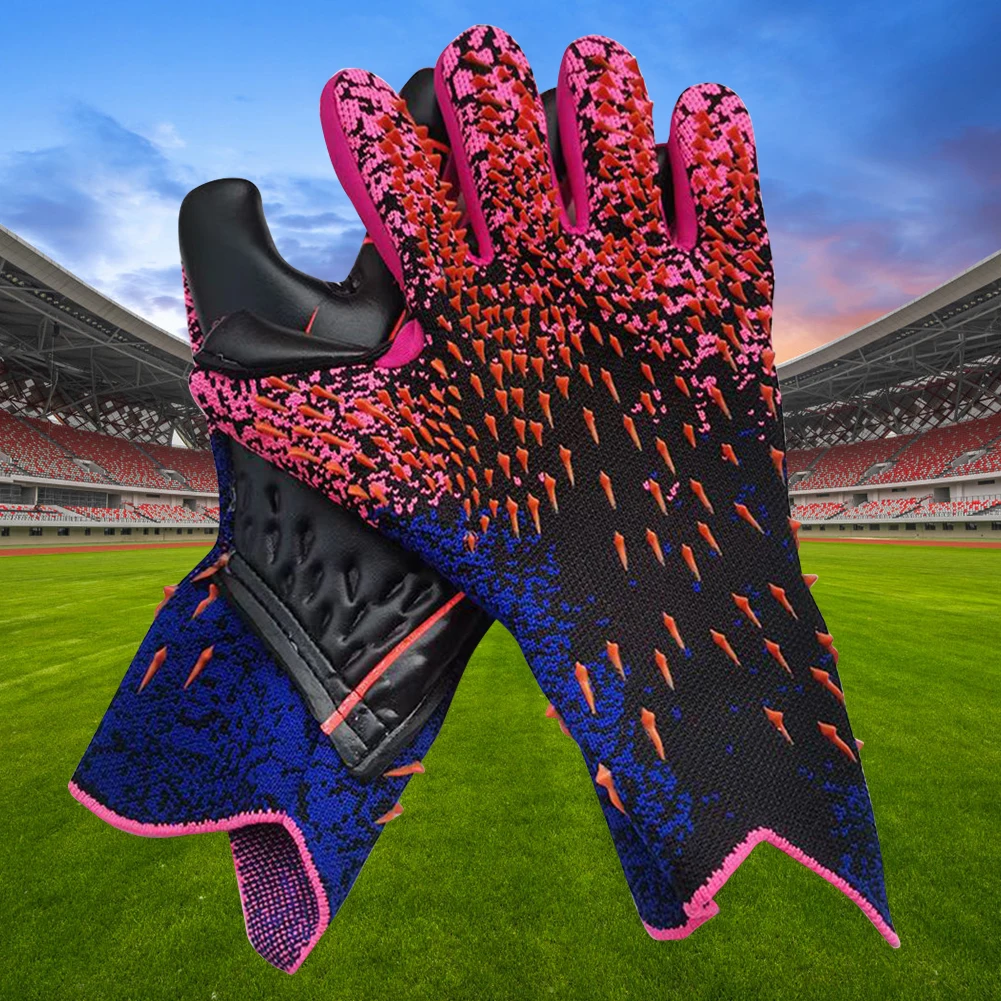 Goalkeeper Football Gloves Strong Grip Goalkeeper Training Gloves Breathable Adjustable for Training and Matches