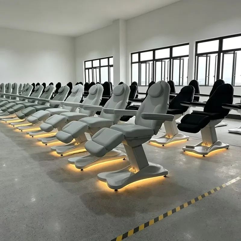 for Modern Electric Chiropractic Bed New Foldable Adjustable Spa Massage Chair Beauty Salon Eyelash Studio Bed