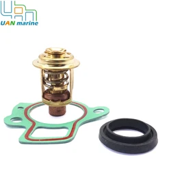 60℃ 140℉ Thermostat with Gasket For Mercury Mariner 15 HP 75 HP 90 HP 825212001 Outboard Replaces 825212 824853 27-824853