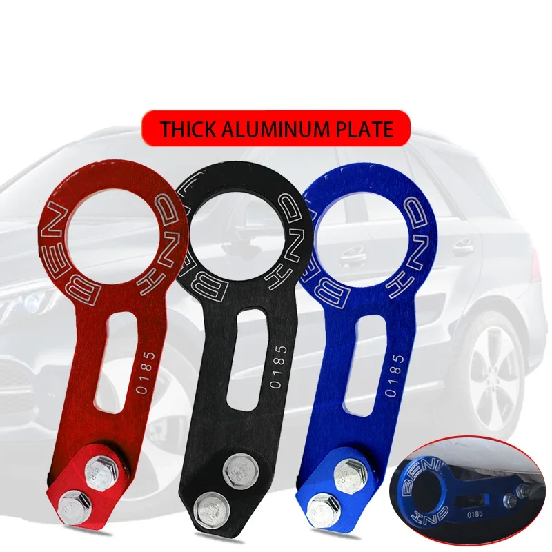 Rear Set Universal Aluminum Alloy Racing Rear Tow Hook Rear Tow Hook for Honda Civic with logo