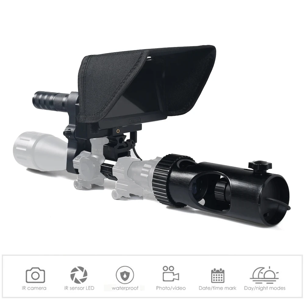 Megaorei2 IR Laser Night Vision Riflescope Hunting Camera 720P HD Digital Optics Sight Video Camera Wildlife Photo/Video Record