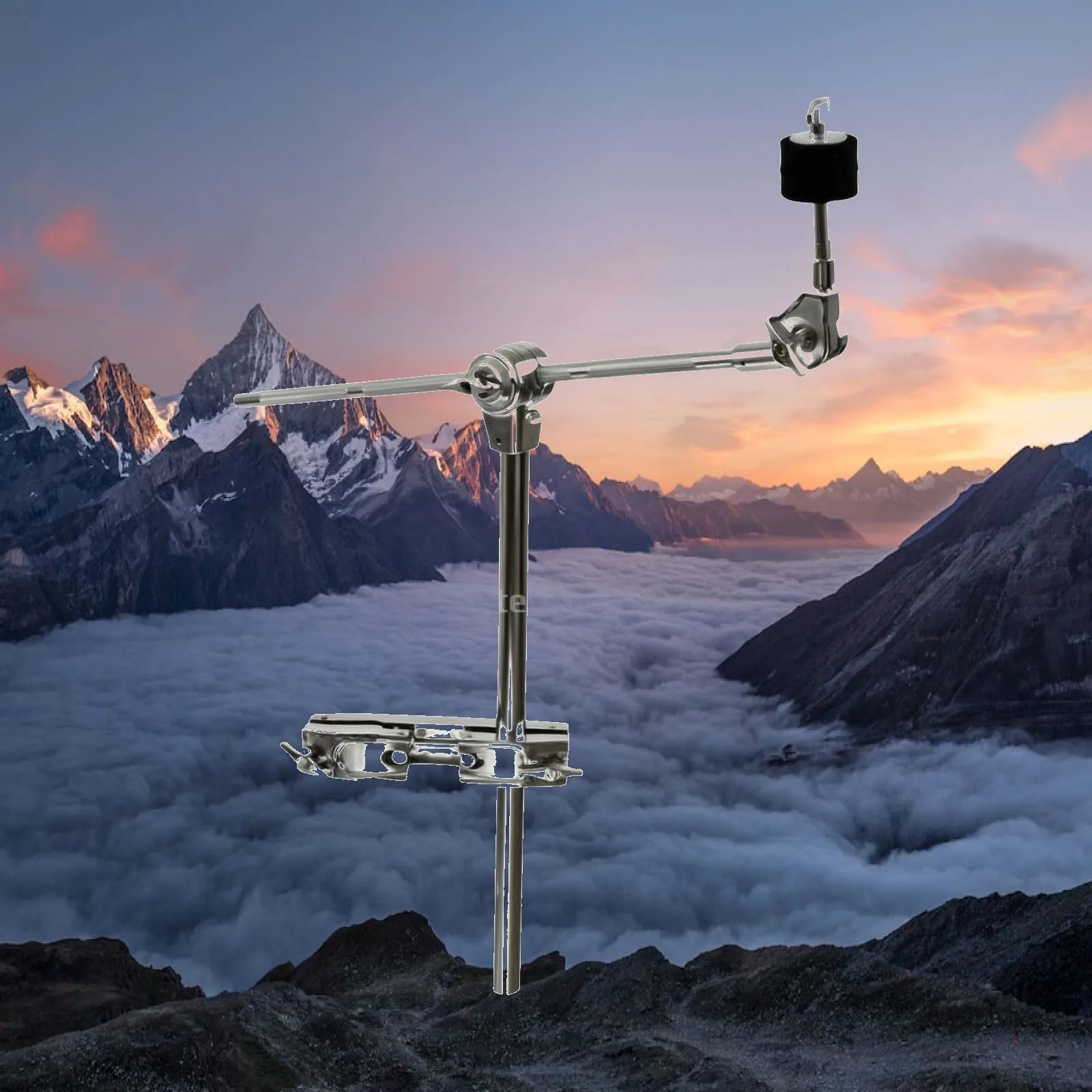 Cymbal Boom Arm Connector Steel Drum Hardware Mounting Clamp for Modular Percussion Setup