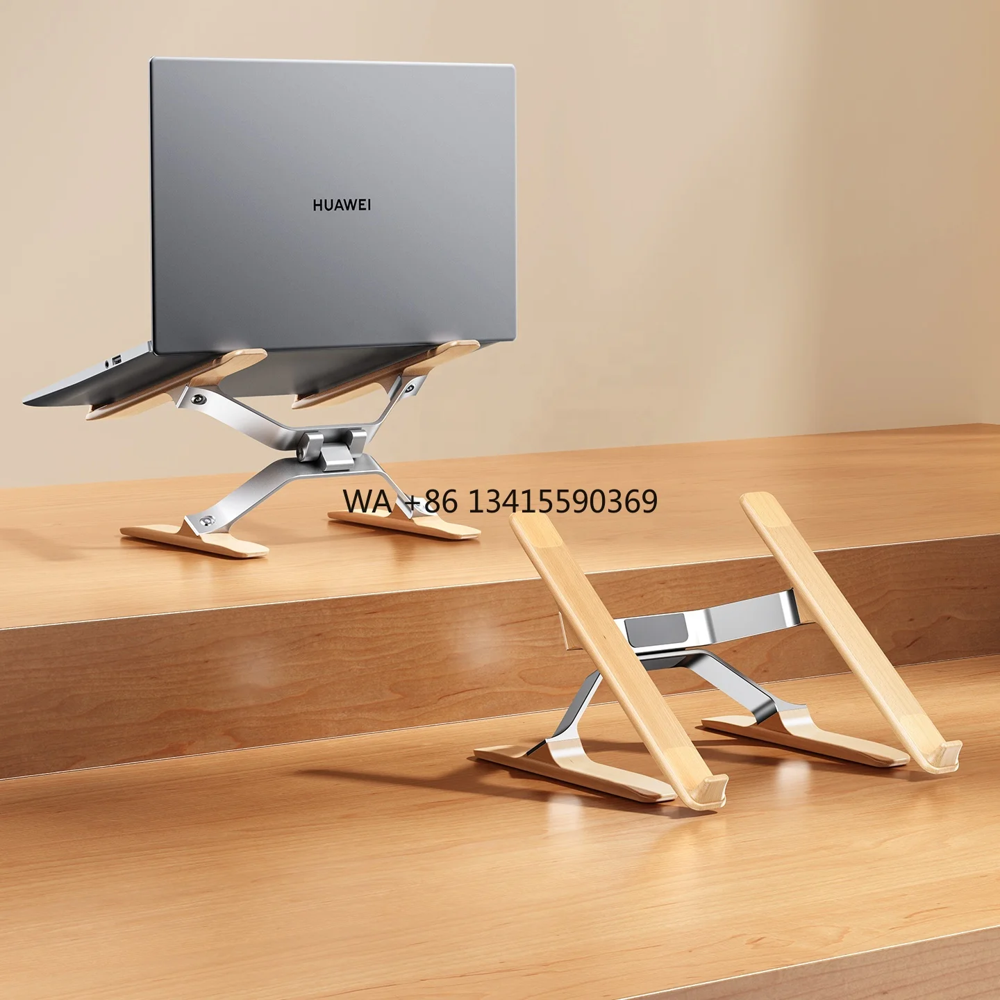 

P70W Aluminum Computer Pc Riser Laptop Stand,Laptops Elevator Metal Holder Compatible With Notebook Computer
