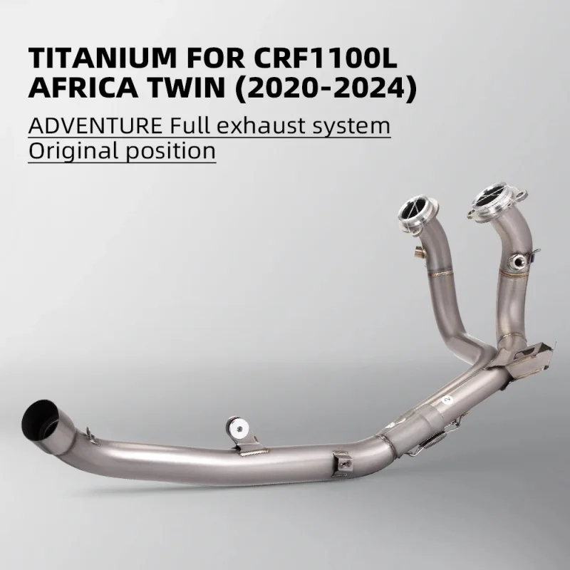 2020-2024 Titanio League Complete Exhaust System for CRF1100L Africa Twin Adventure New Condition