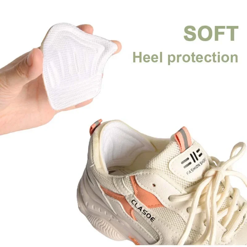 운동화 용 발 뒤꿈치 보호대 신발 크기 감속기 스포츠 신발 삽입 쿠션 통증 완화 Antiwear 발 패드 자체 접착 스티커