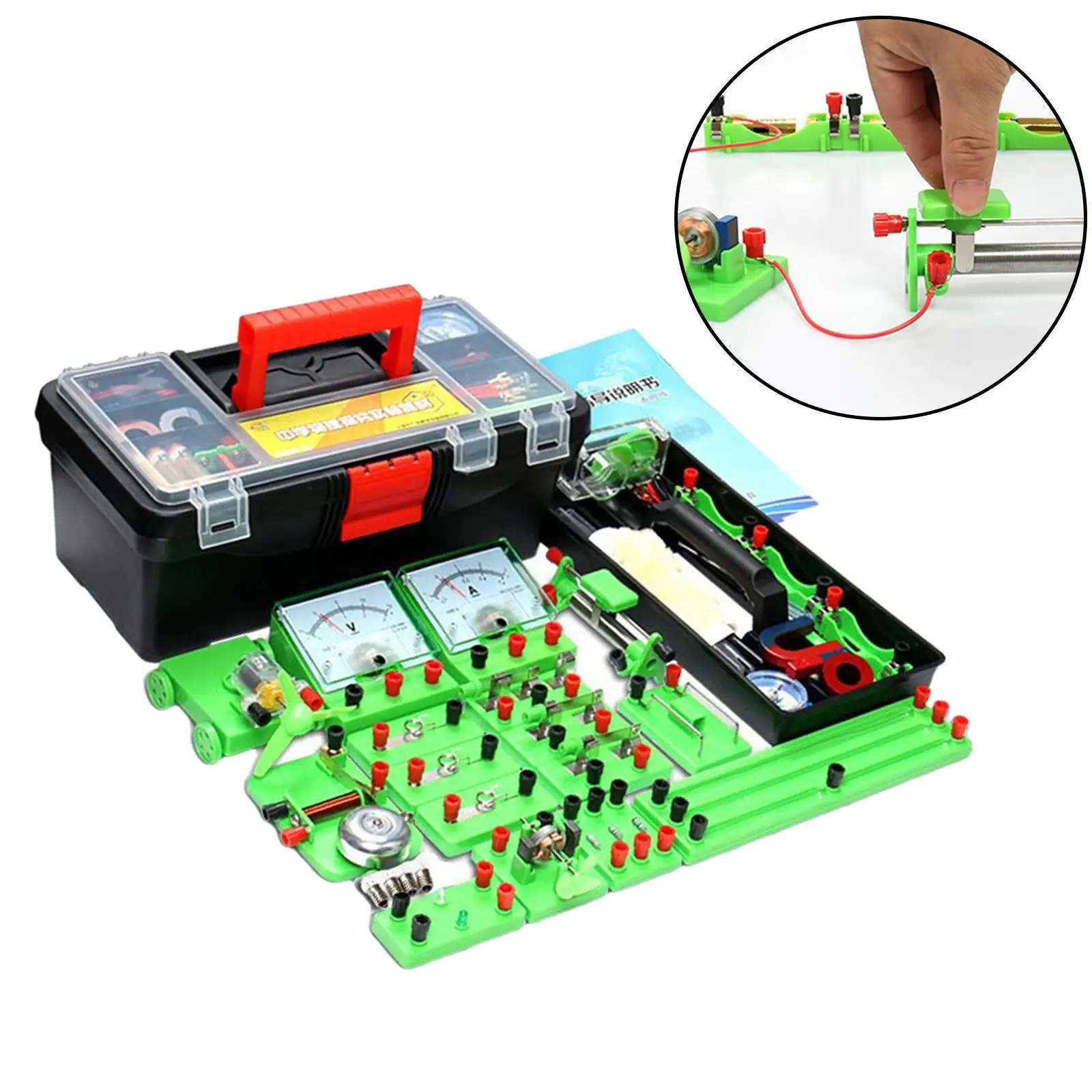 

Electricity and Magnetism Kit Physics Basic Circuit Board Kit for Birthday Gift