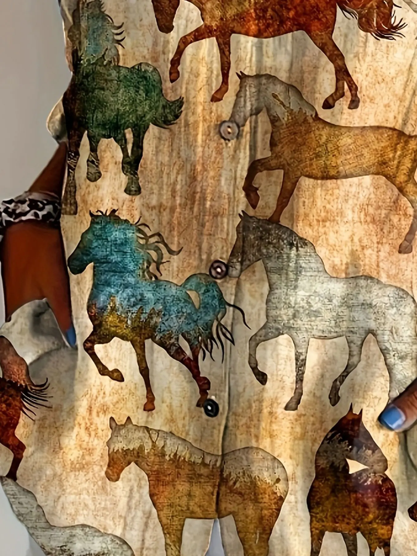 

Женская тканая рубашка больших размеров на весну и лето