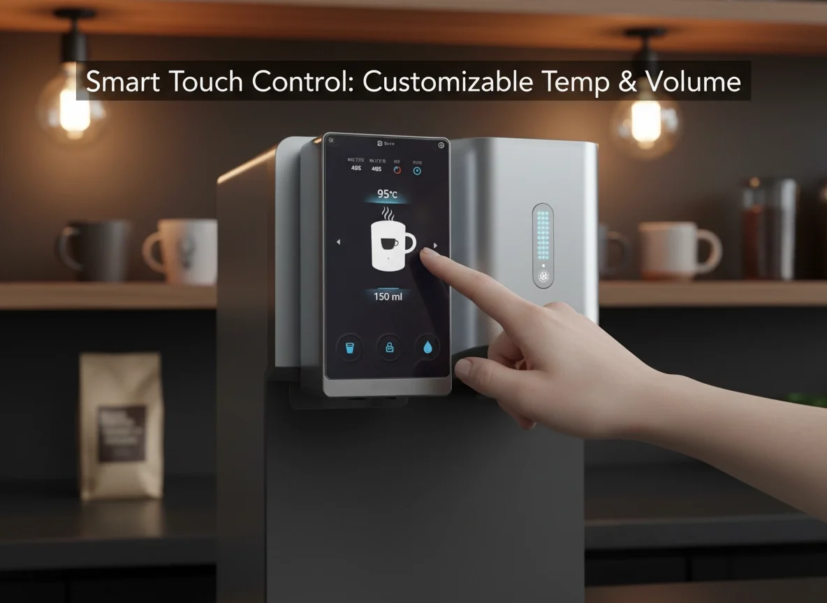 Quiet Operation Electric Desktop RO Water Dispenser (Home/Office/Hotel) Direct Factory Ice Maker Built-In Multi-Temp Hot/Cold