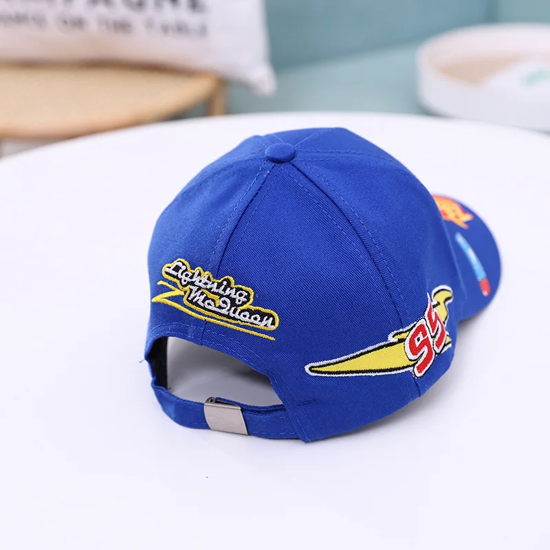 Lightning McQueen printemps, automne et été chapeau pour enfants voitures de dessin animé chapeau à visière protection solaire casquette de baseball décontractée cadeau
