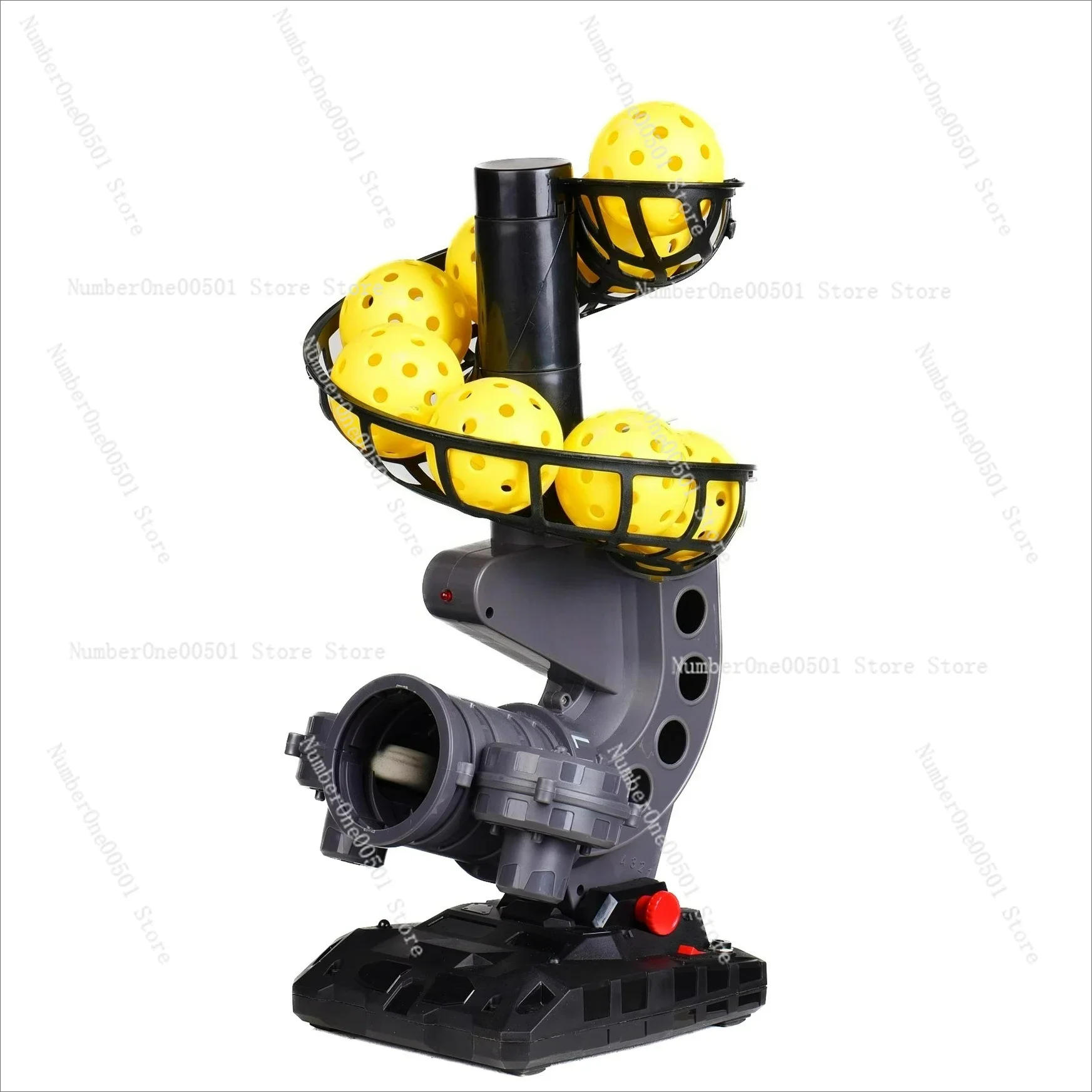 

Pickleball Ball Machine Solo Practice Automatic Launcher Ball Feeding Portable Hitting Training Equipment for Self Practice
