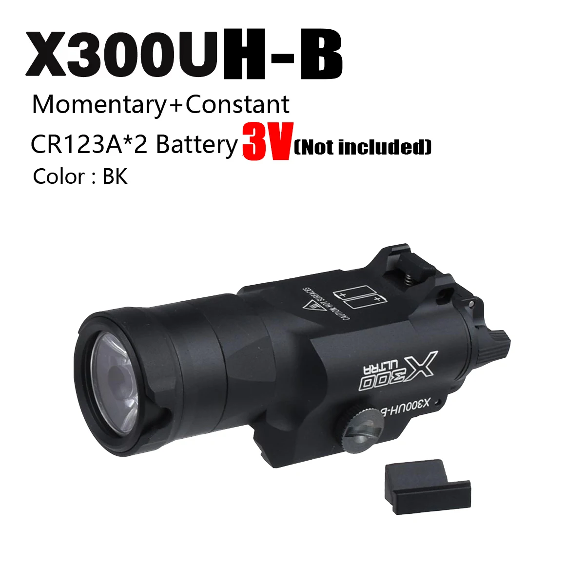 NONE Taktische Surefire X300 Ultra Scout Light XH35 Dual Switch X300V IR SF X300U LED-Taschenlampe für GLOCK 17 19 CZ-75 Jagdlampe 5