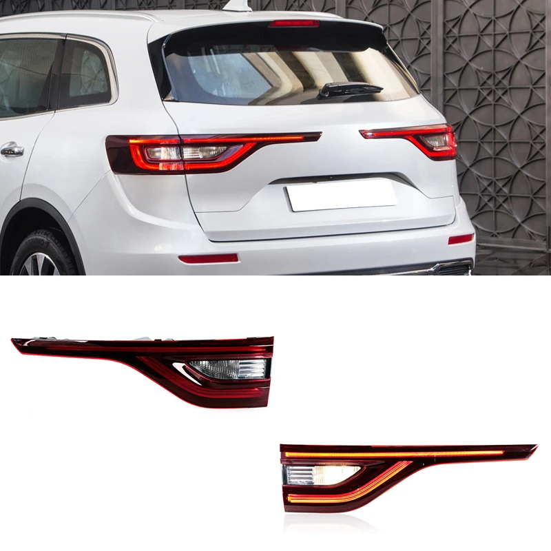 

Для Renault Koleos Samsung QM6 2017 2018 2019, светодиодные задние фонари, мигающий свет рулевого управления, фонарь заднего хода, сигнальная лампа дальнего света