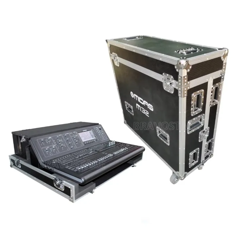 Customized  Heavy Duty Storage Aluminum Console Flight Hardware Boxes Road Case