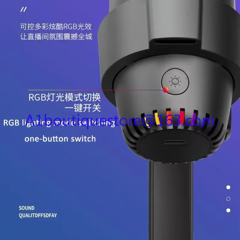 Mikrofon do gier GAM-M9 Pojemnościowy mikrofon USB RGB