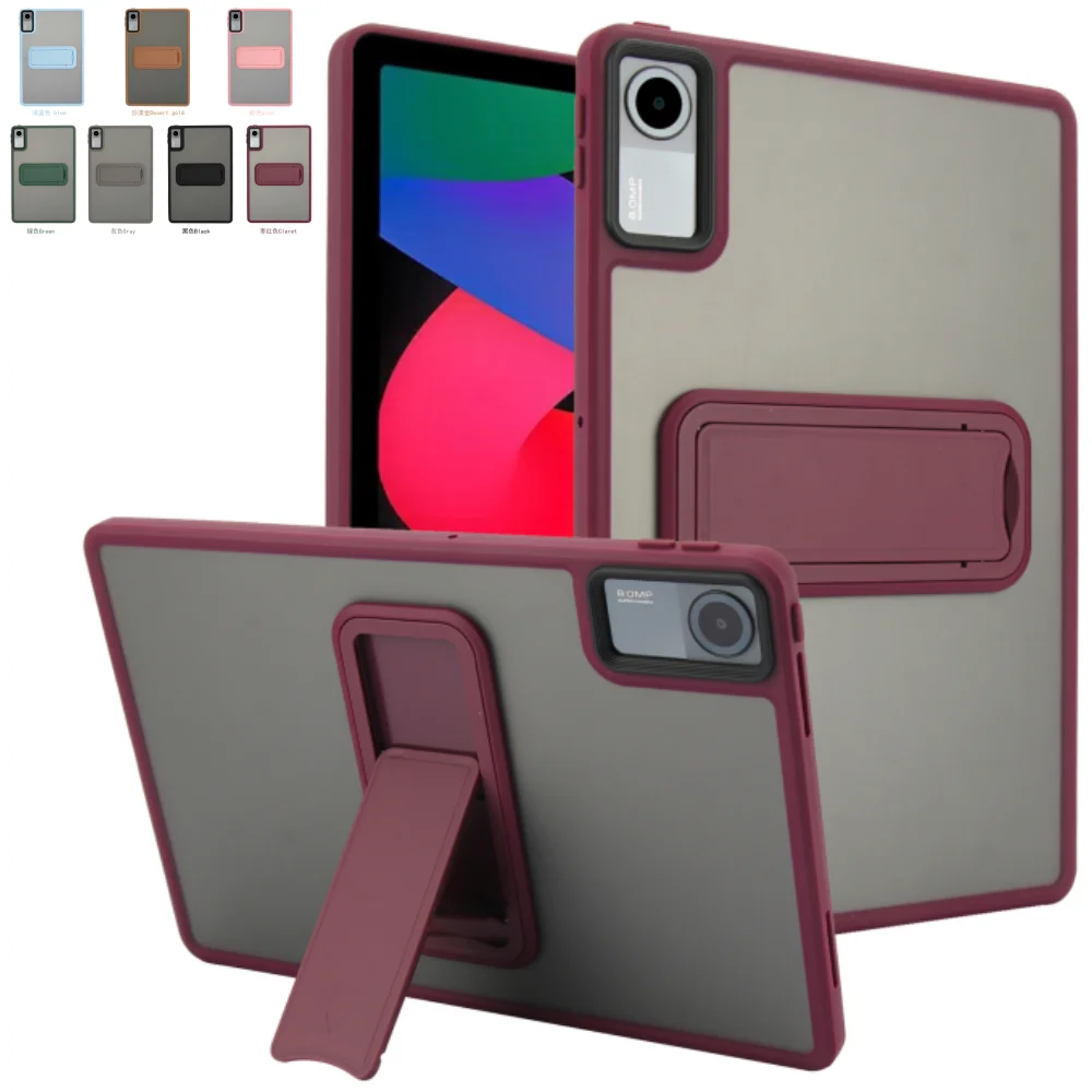 

Kids Case for Xiaomi Redmi Pad SE 11 inch 2023 Transparent TPU Material Protection Tablet Cover for Redmi Pad SE 11" with Stand