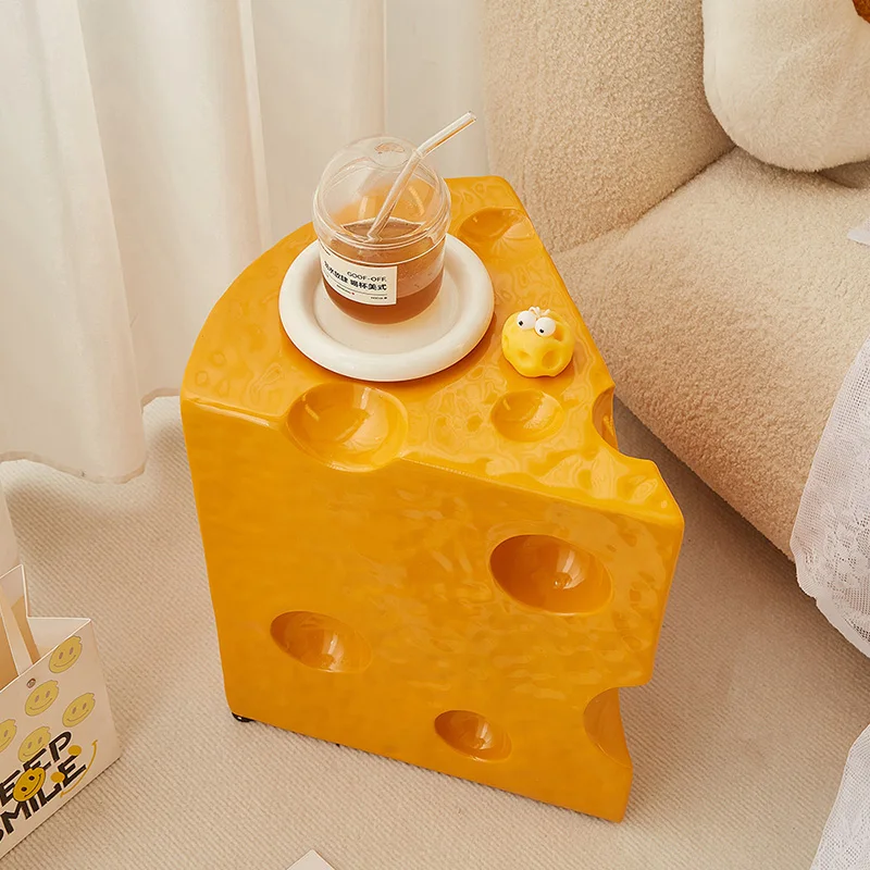 

yyhcCreative cute cheese small children's room bedside table ins style modern simple bedroom bedside table sofa side few