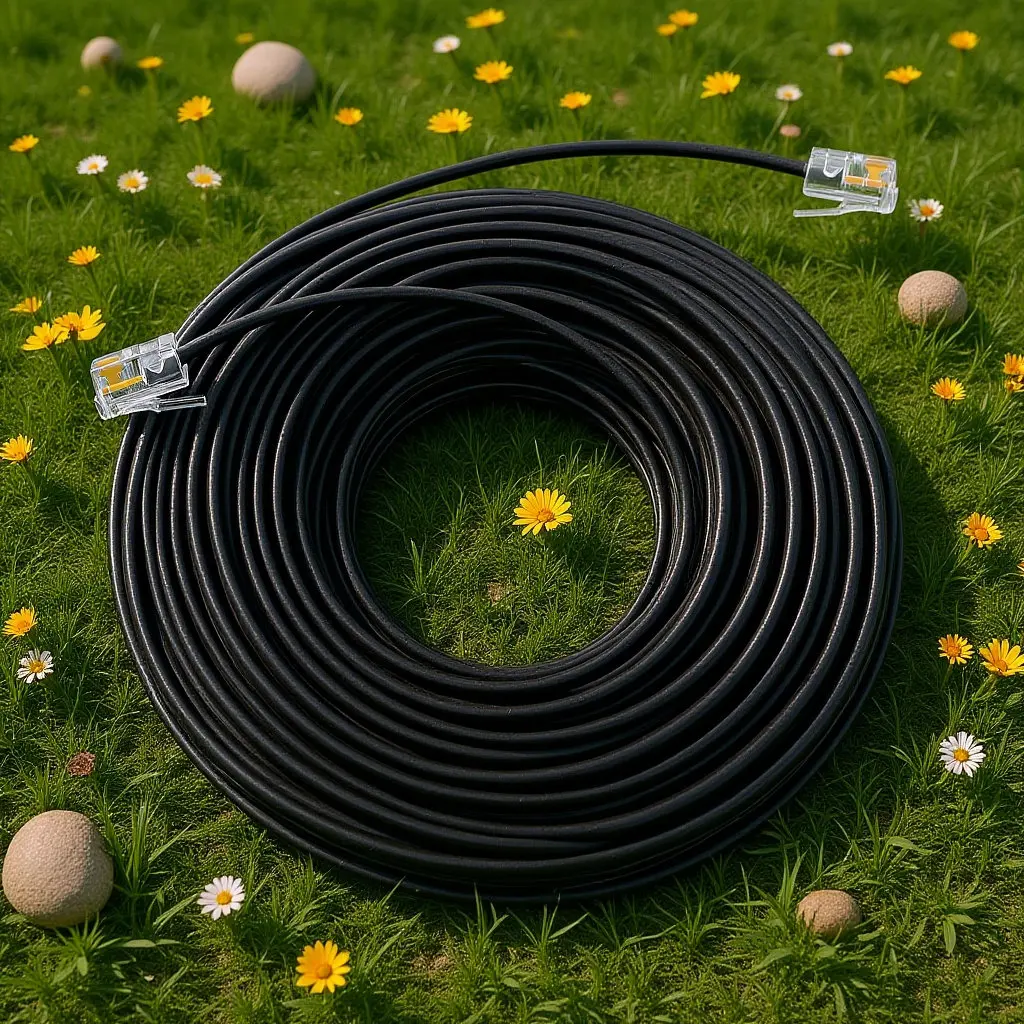 Cable de extensión para teléfono, enchufe Rj11, cable fiable para línea fija, para el hogar, oficina, fax, módem, accesorios para teléfono