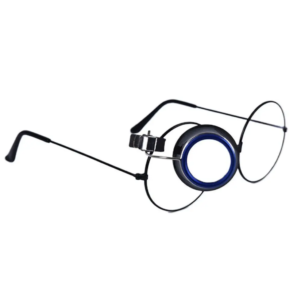 5X 10X 20X Eyeglass Magnifier Clip-On Eye Loupe Magnifying Lens Portable Eyepiece Process Operation Watchmakers Repair Tool