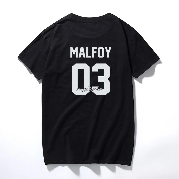 DRACO MALFOY 03 House Of Slytherin Short-sleeved O Neck Summer Casual Funny Magic T Shirt T-Shirt For Men Camisas