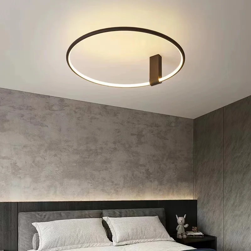 Circular Minimalist Master Bedroom Light Nordic Modern Minimalist Restaurant Room Main Light Study Design Sense Led Ceiling Ligh